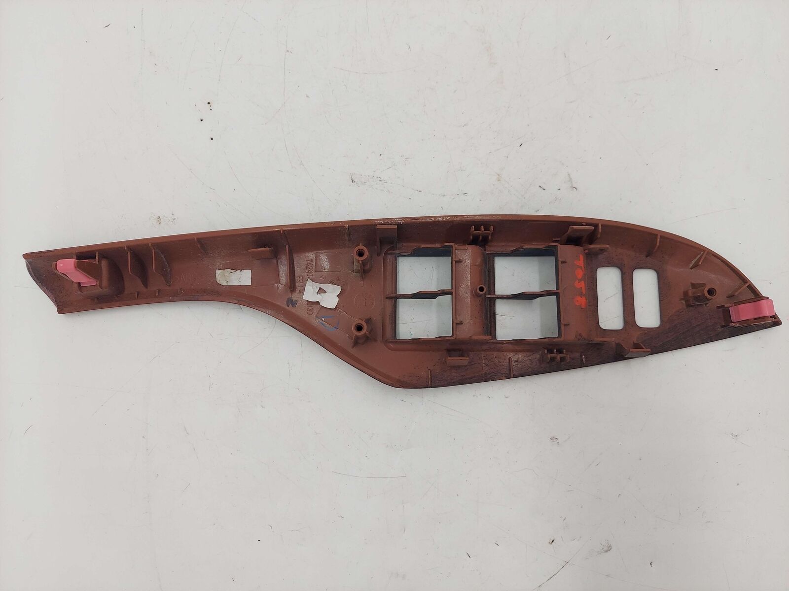 2013 Toyota Sienna Front LH Left Door Switch Bezel Wood 7424008010 *Notes*