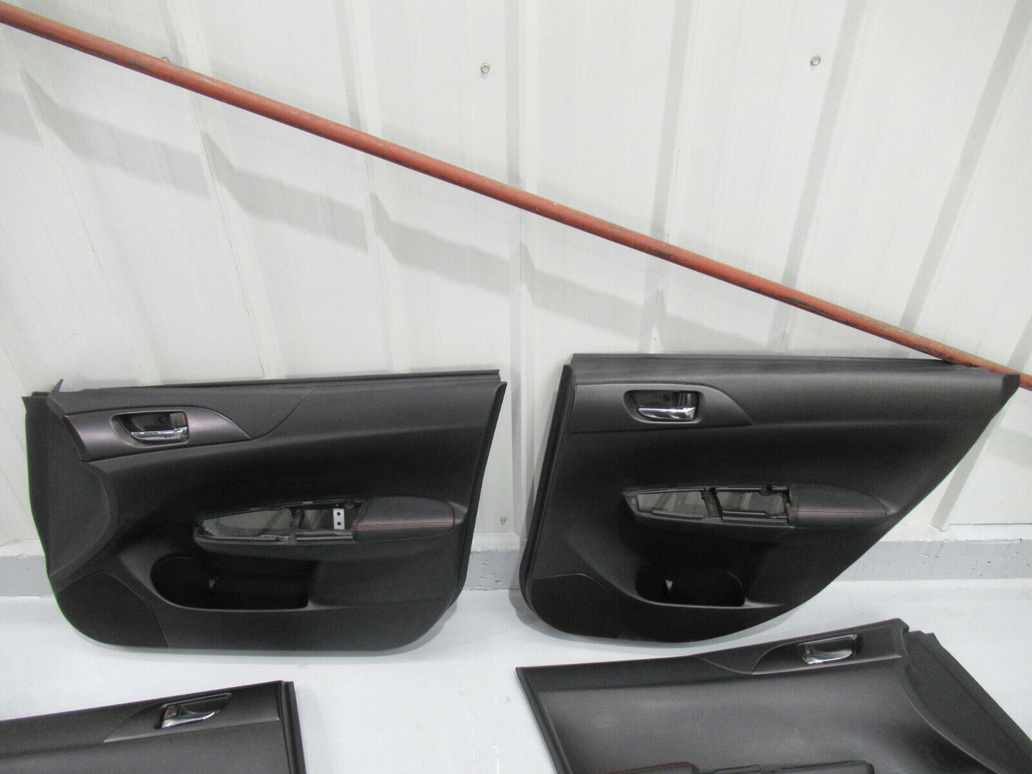 2012 12 SUBARU IMPREZA WRX STI FRONT REAR SEATS INTERIOR TRIM PANELS