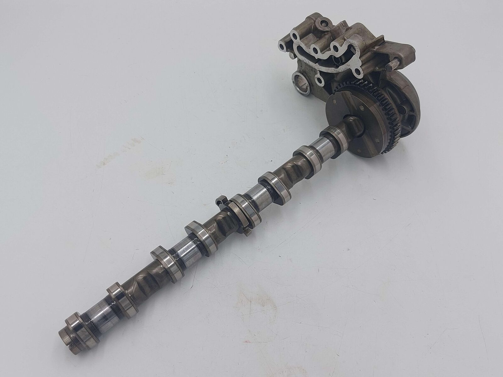 2013 Audi A4 2.0L CPMA Intake Camshaft W/ Bridge Bracket & Adjuster 06H103166G