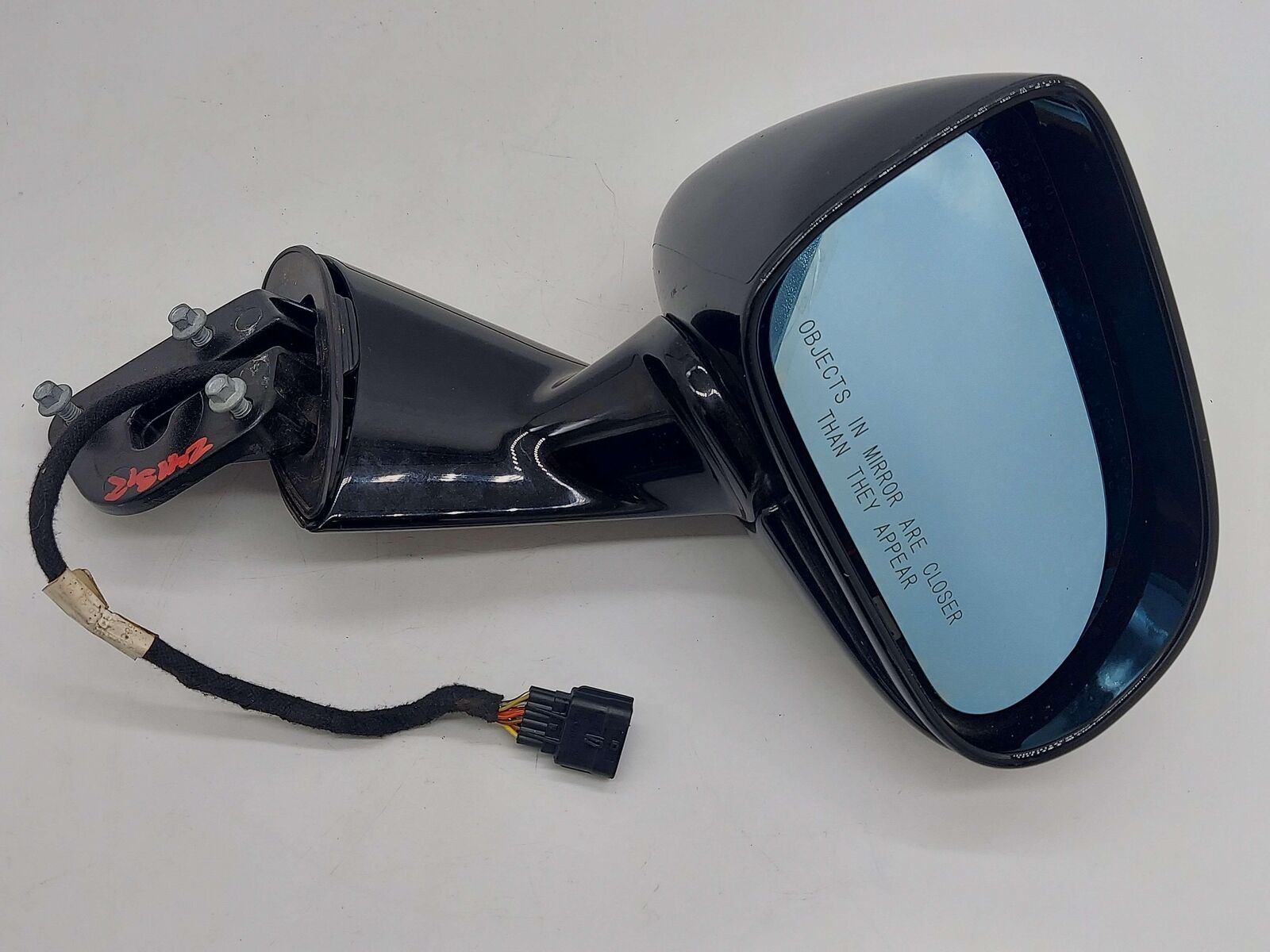 2016 MCLAREN 540C RIGHT DOOR MIRROR 3M FILM SPECIAL ONYX BLACK METALLIC *NOTE