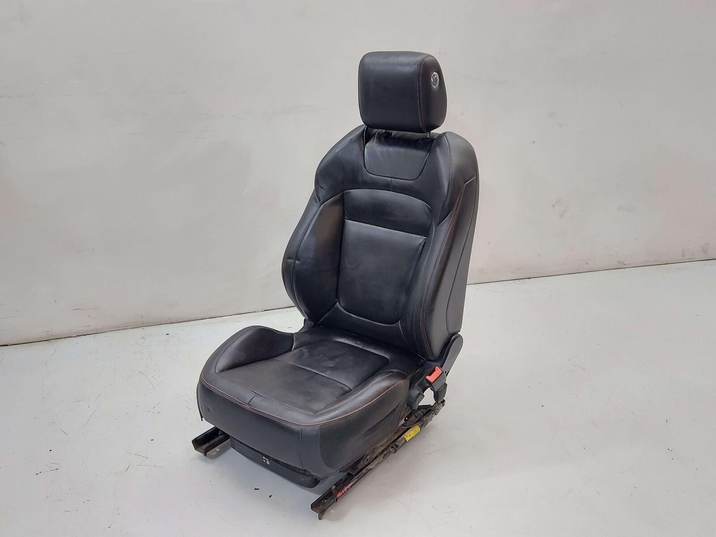 14-15 JAGUAR XF X250 FRONT RIGHT SEAT 14 WAY ADJUSTABLE CHARCOAL BLACK LEATHER