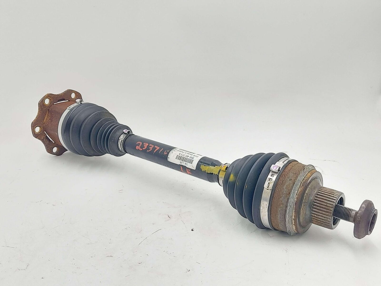 15-16 PORSCHE MACAN 95B S FRONT LEFT AXLE SHAFT 95B407271A