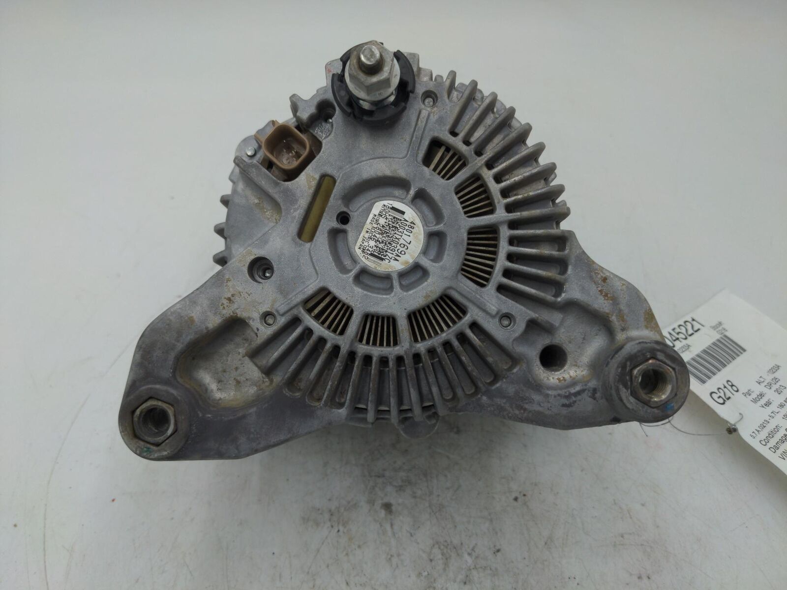 10-22 DODGE PICKUP 2500 Alternator 4801769aa 5.7 5.7L 180 amp 19K KM's