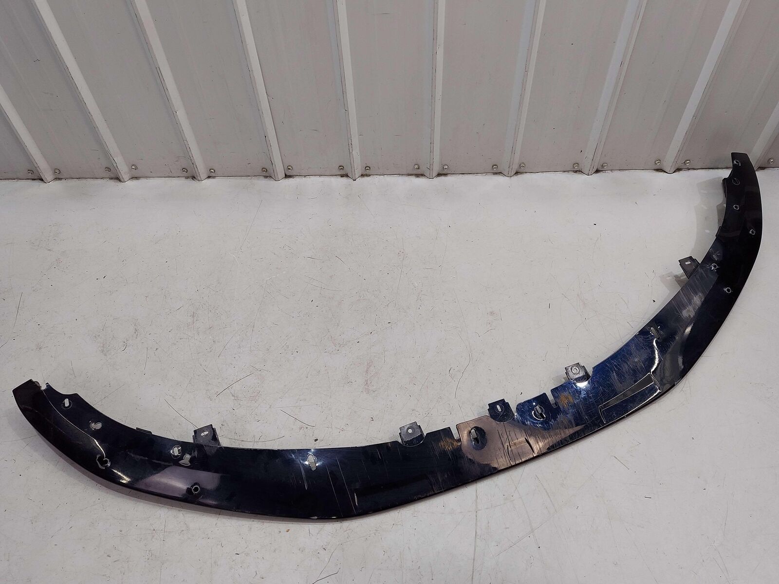 2024 ASTON MARTIN DB12 VOLANTE FRONT BUMPER LOWER LIP SPOILER ULTRAMARINE BLACK