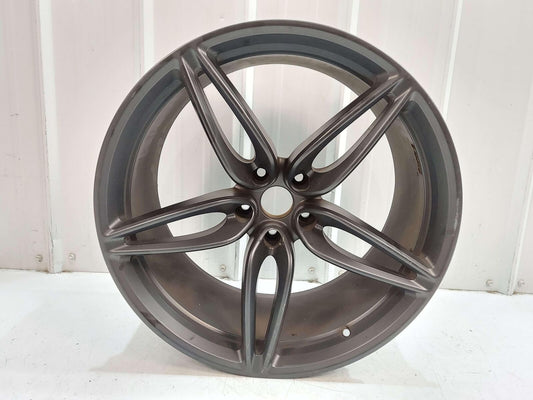 2016 MCLAREN 540C WHEEL RIM 20X10 BLACK 10 SPOKE ALLOY 13B0930CP *NOTE