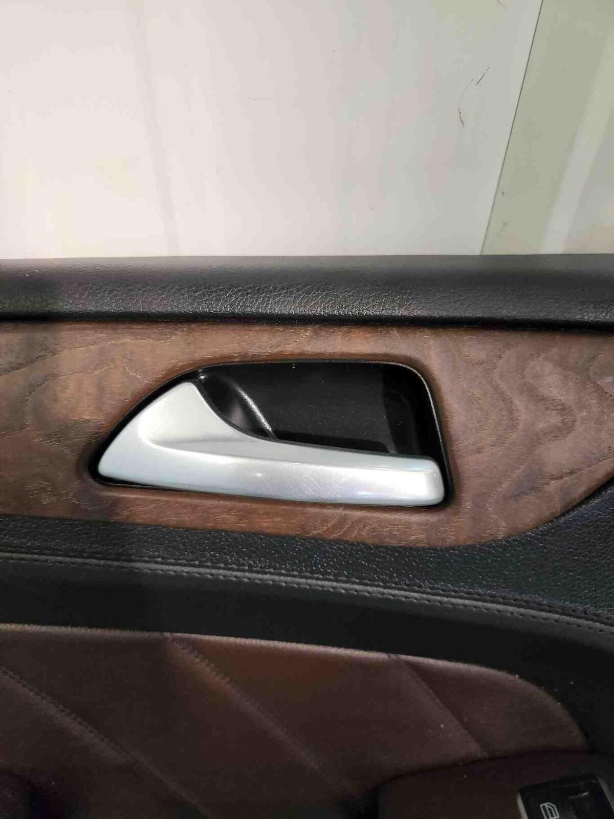 12-16 MERCEDES GL550 X166 BROWN LEATHER INTERIOR SEAT SET DOOR PANELS WOOD TRIM