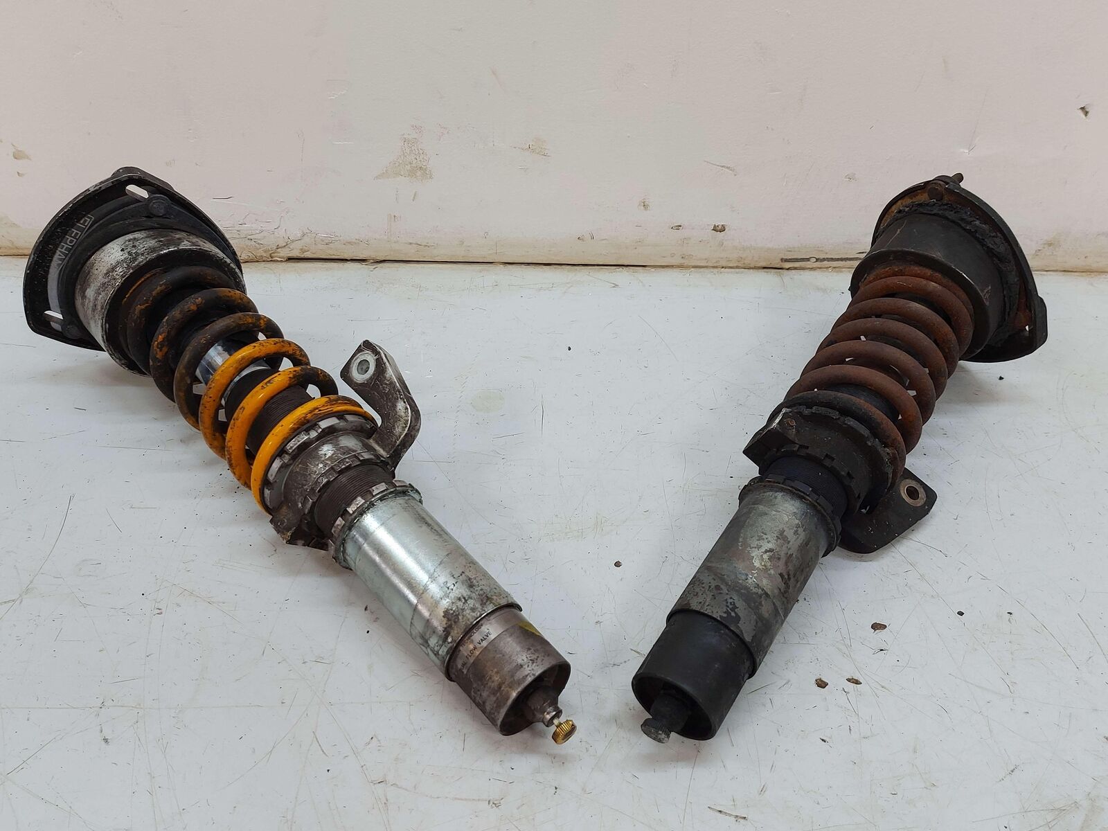 Ohlins Adjustable Coil Strut Set Porsche 911 997 Turbo Turbo AWD *DAMAGE NOTES*