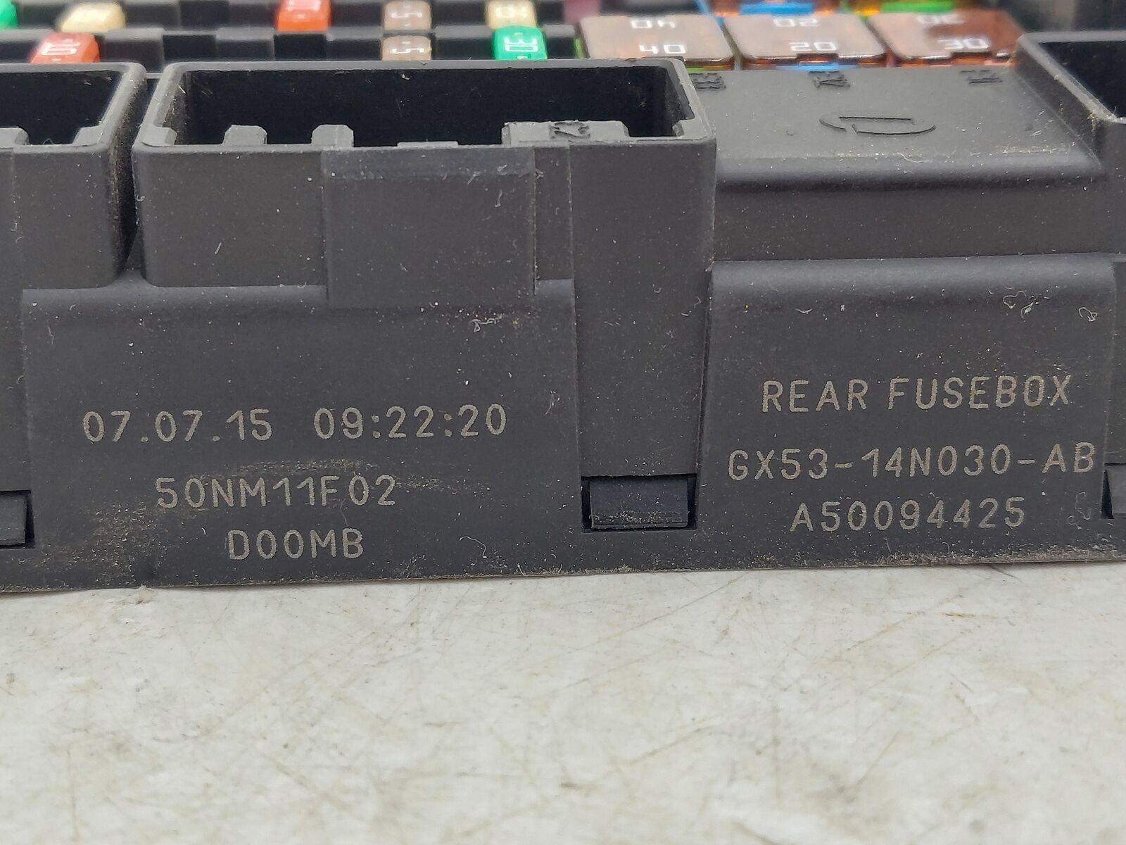 2016 Jaguar F-Type Cabin Fuse Relay Box GX53-14N030-AB