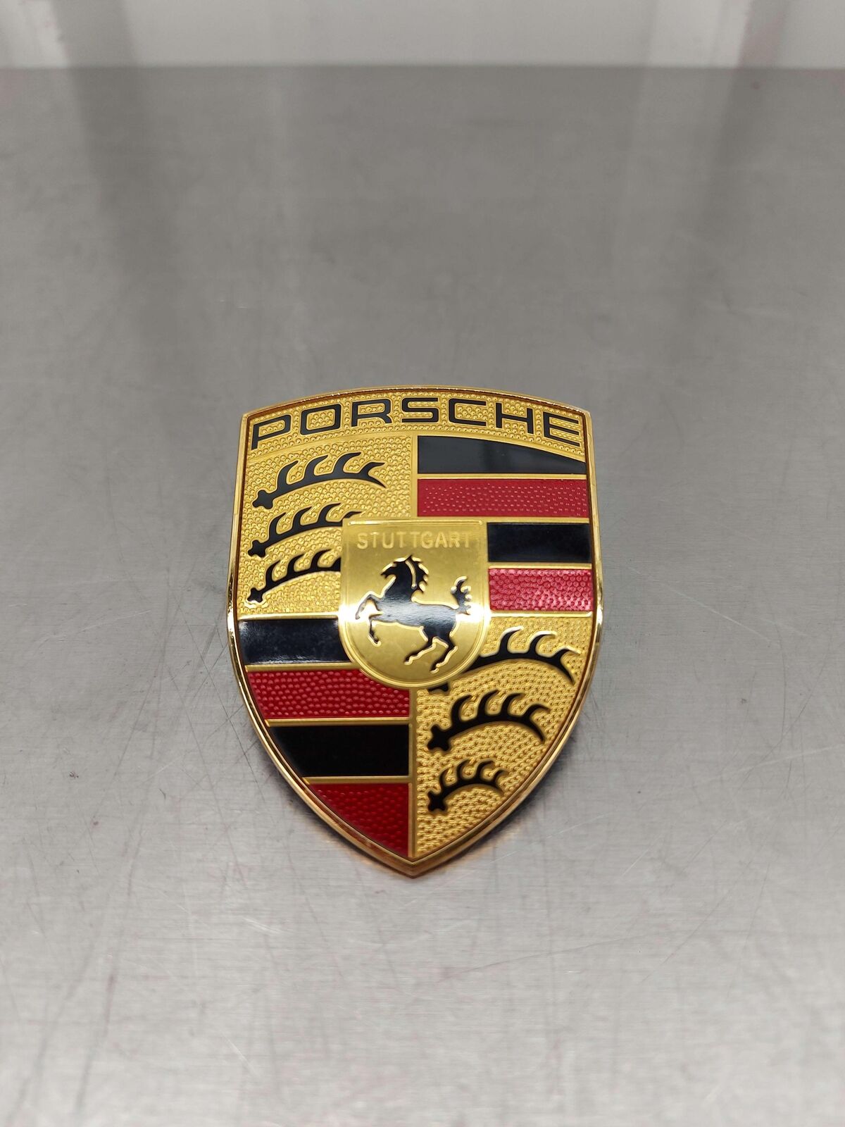 2018 Porsche Cayman 718 Front Hood Emblem 991559211 99155921100 991.559.211.00