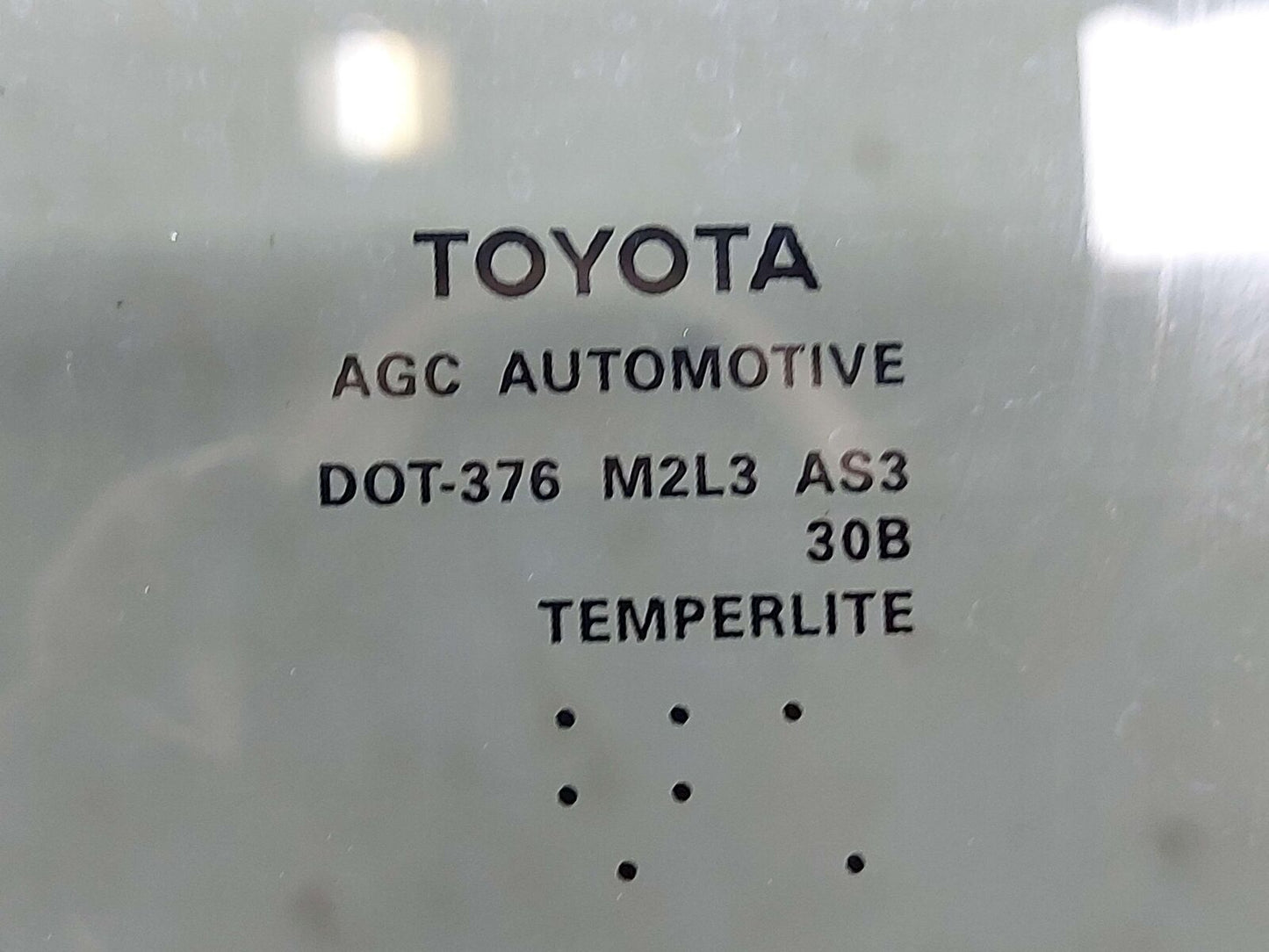 17-23 TOYOTA TACOMA REAR WINDOW GLASS POWER SLIDING 6481004131 6481004130 OEM