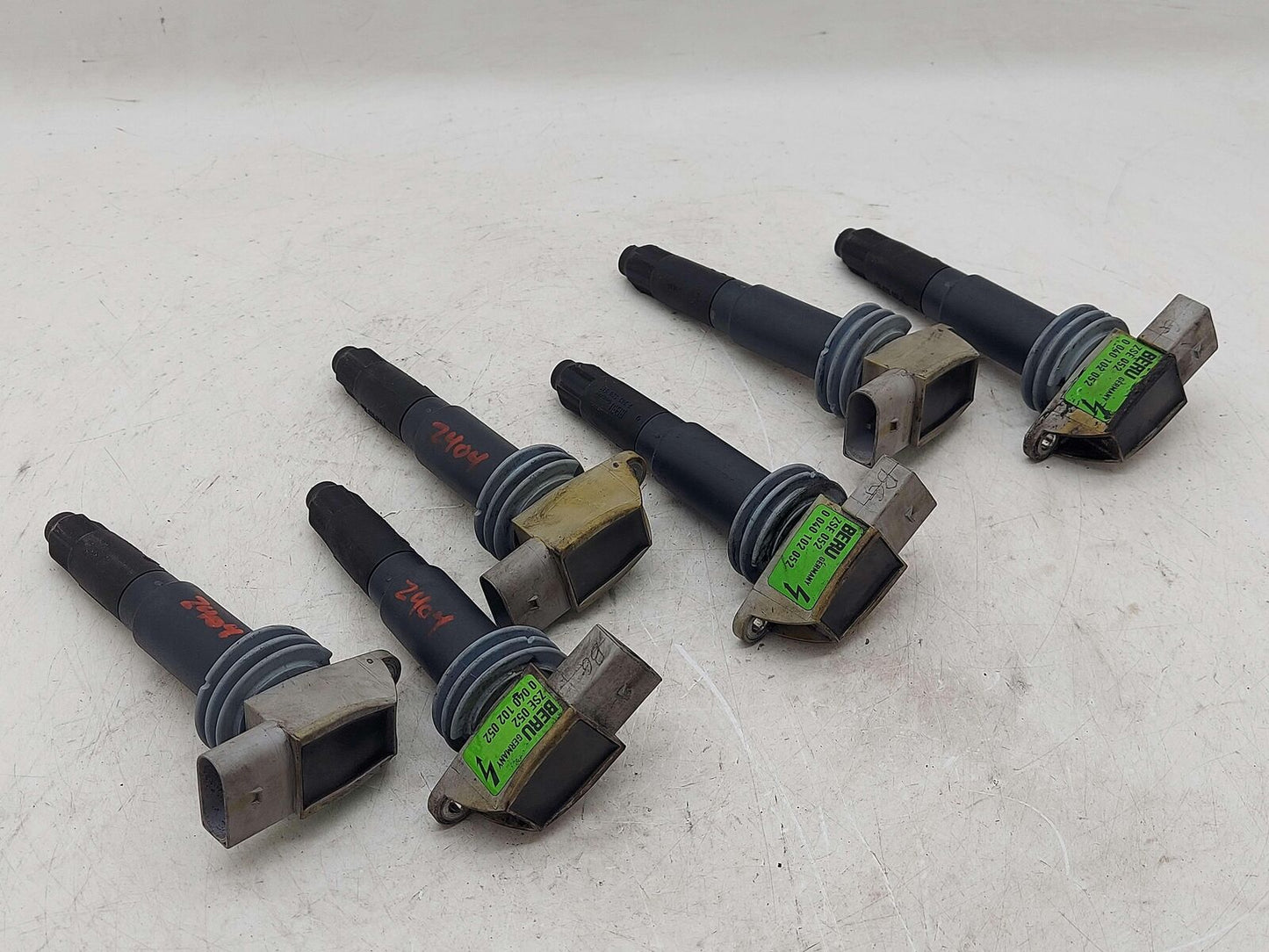 12-16 PORSCHE 911 991 GT3 3.8L MA1.75 IGNITION COIL SET OF 6 2303590361