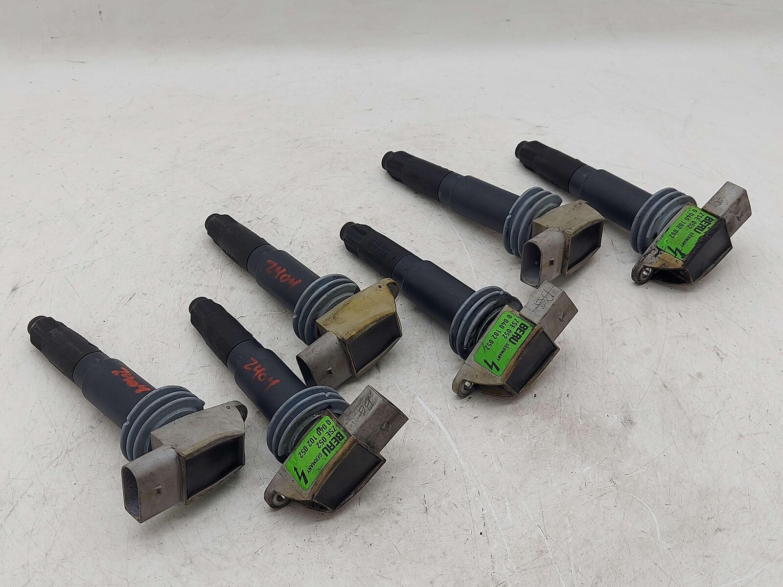 12-16 PORSCHE 911 991 GT3 3.8L MA1.75 IGNITION COIL SET OF 6 2303590361