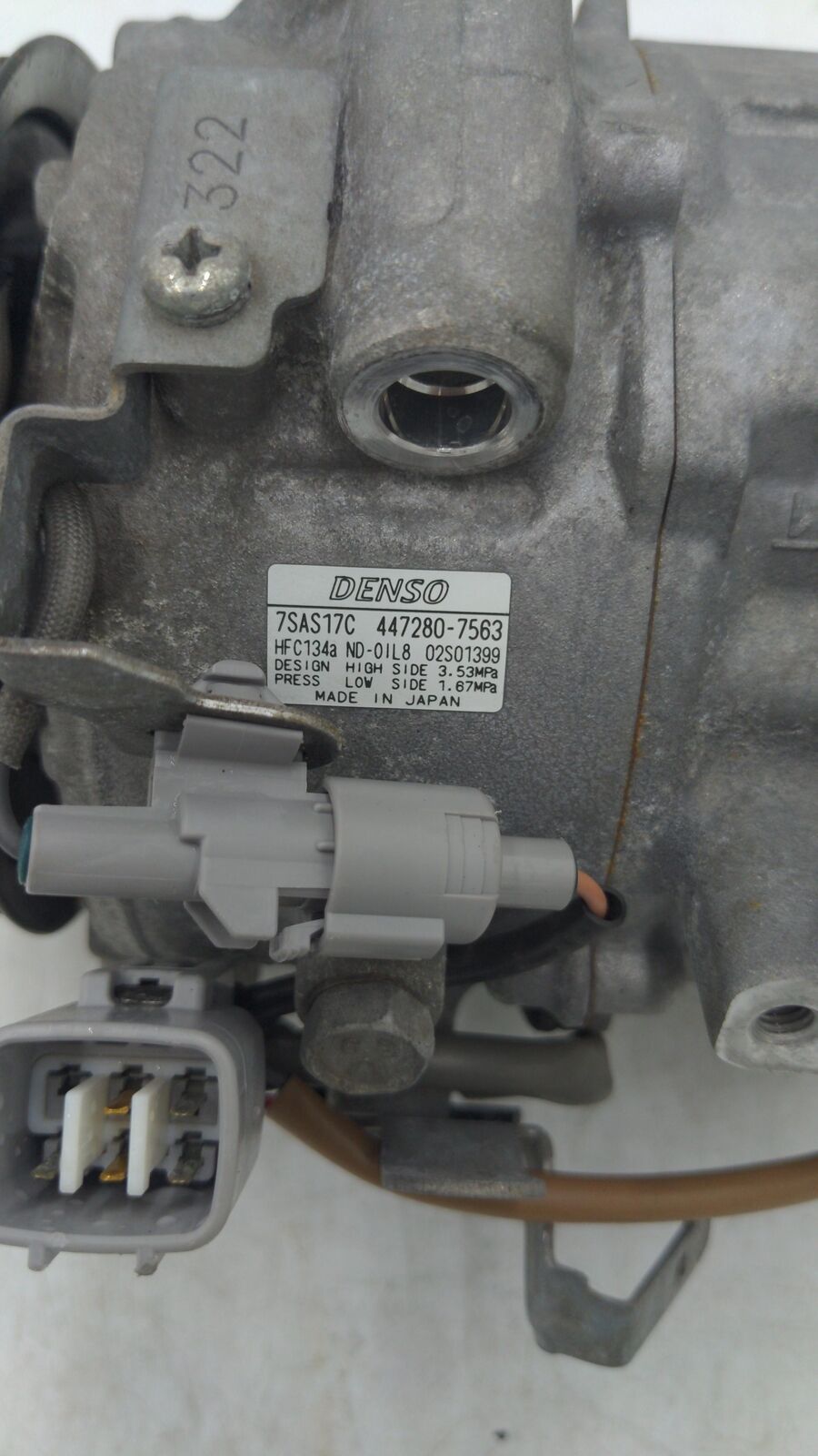 15-17 LEXUS RC350 AC A/C AIR CONDITIONING COMPRESSOR AWD 7SAS17C 883203A450