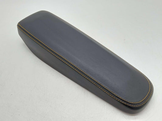 2017 MCLAREN 570S CONSOLE LID ARMREST CARBON BLACK LEATHER ORANGE STITCH *NOTE