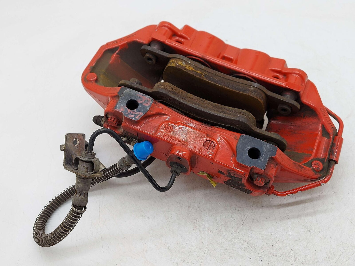 16 PORSCHE CAYMAN GT4 981 REAR RIGHT CALIPER RED 991352428