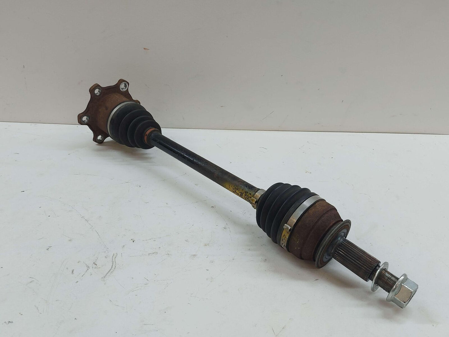 14-17 Infiniti QX70 3.7L Rear LH Left CV Joint Axle Shaft 396011CC0A 42K KMS