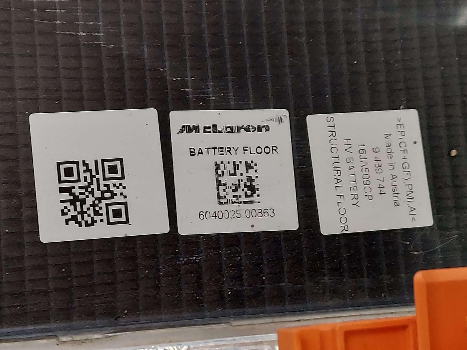 2023 Mclaren Artura Hybrid Battery 16JA422CP Only 1K KMS!