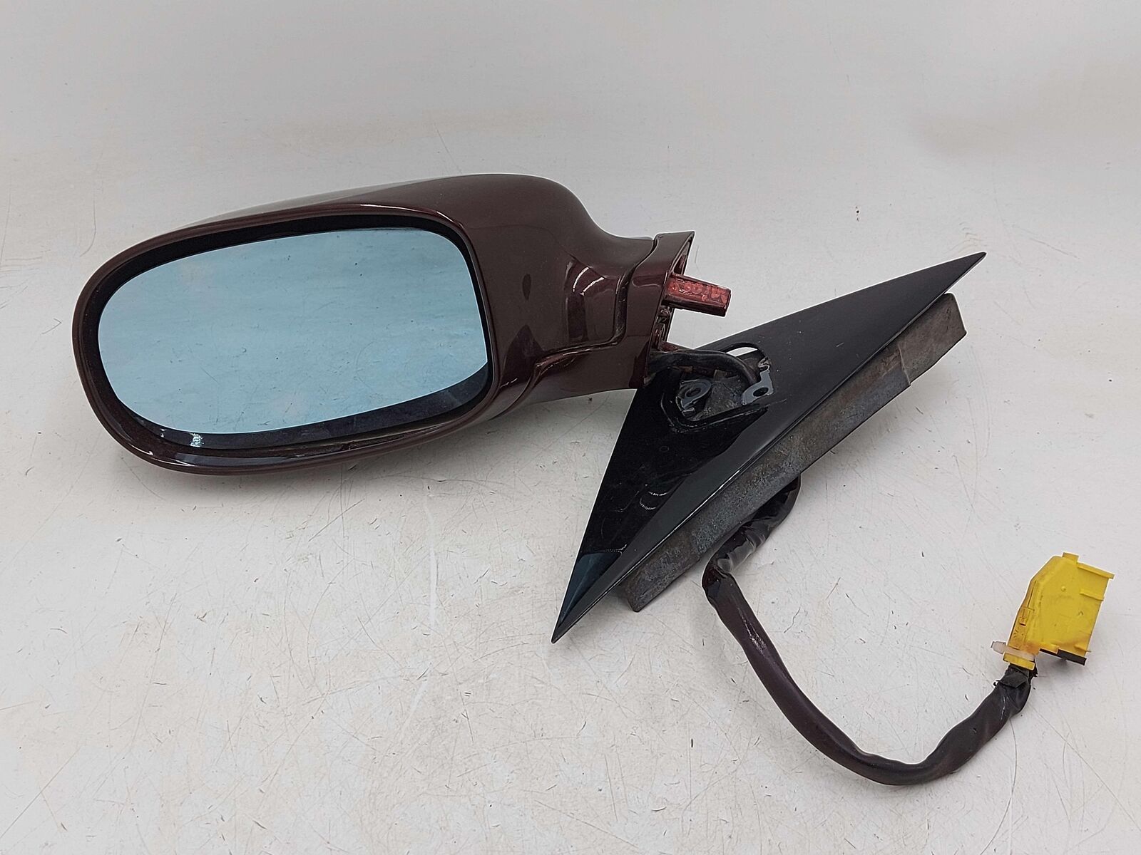 2007 MASERATI QUATTROPORT M139 LH LEFT DOOR MIRROR BURGUNDY *SCUFFS CHIPS*