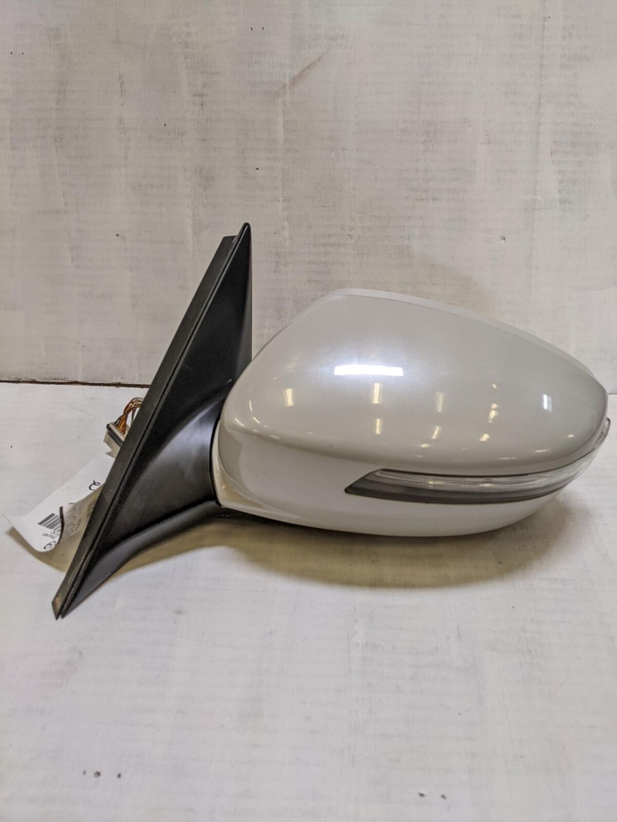 💥09-14 HYUNDAI GENESIS LH Left Door Mirror White Heated Automatic Dim Memory💥