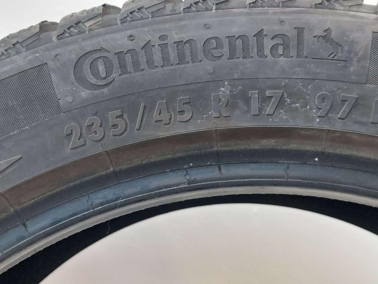 PAIR CONTINENTAL WINTER CONTACT 235/45R17 DATE:2419 9/32 FOR 15-23 SUBARU WRX