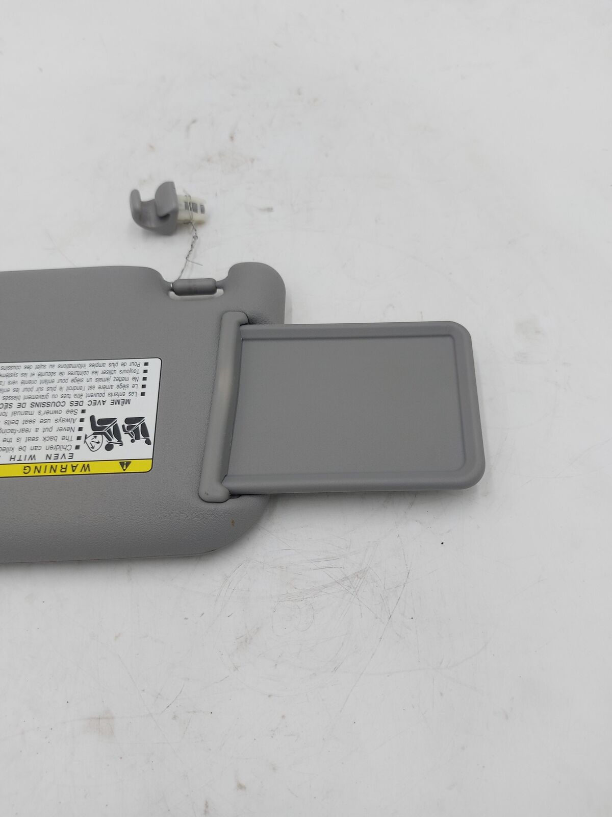 06-09 TOYOTA RAV-4 Right Sun Visor Rh Grey illuminated RH