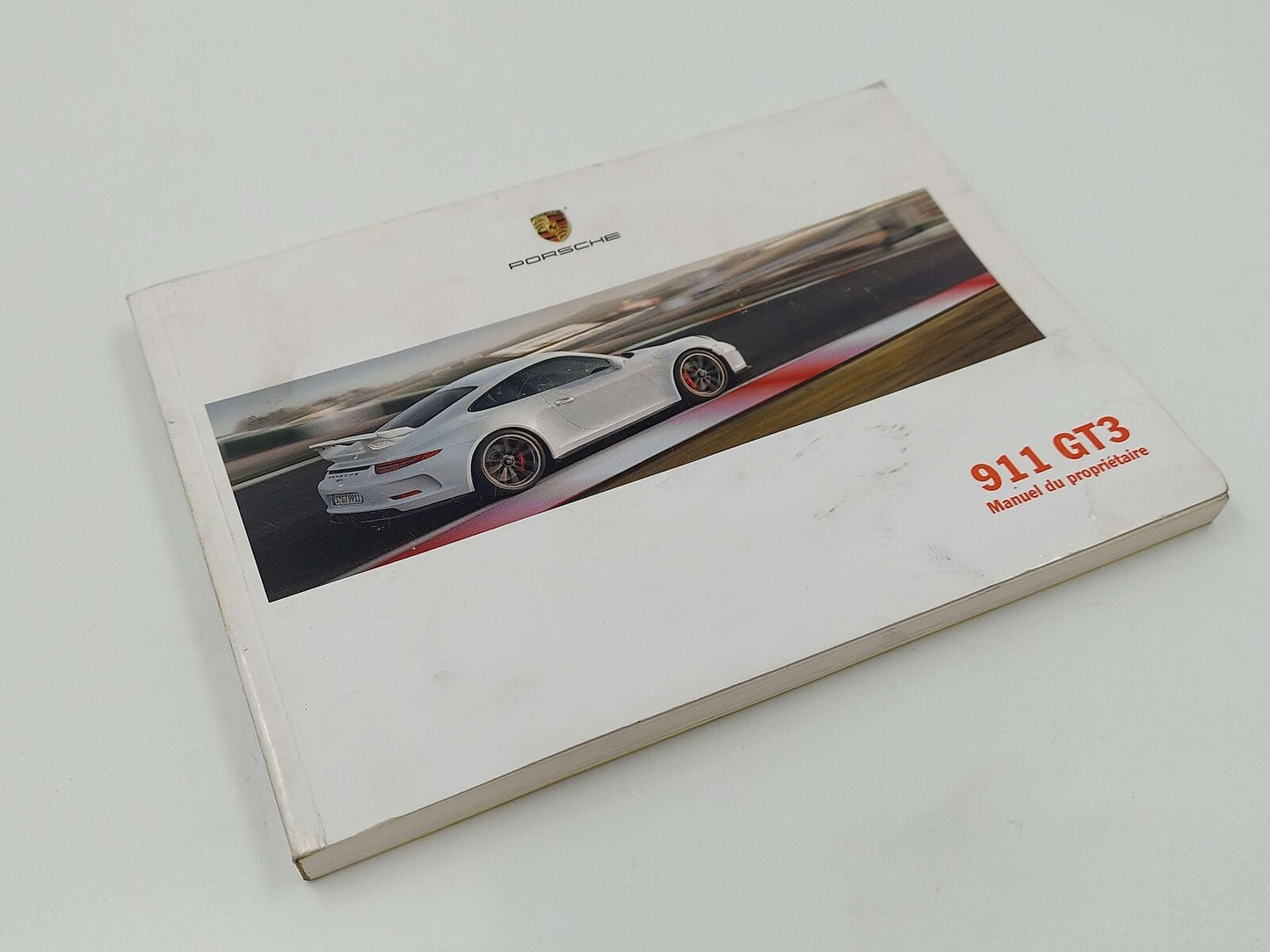 2014 PORSCHE 911 991 GT3 3.8L OWNERS MANUAL SET W/ CASE POUCH *NOTE