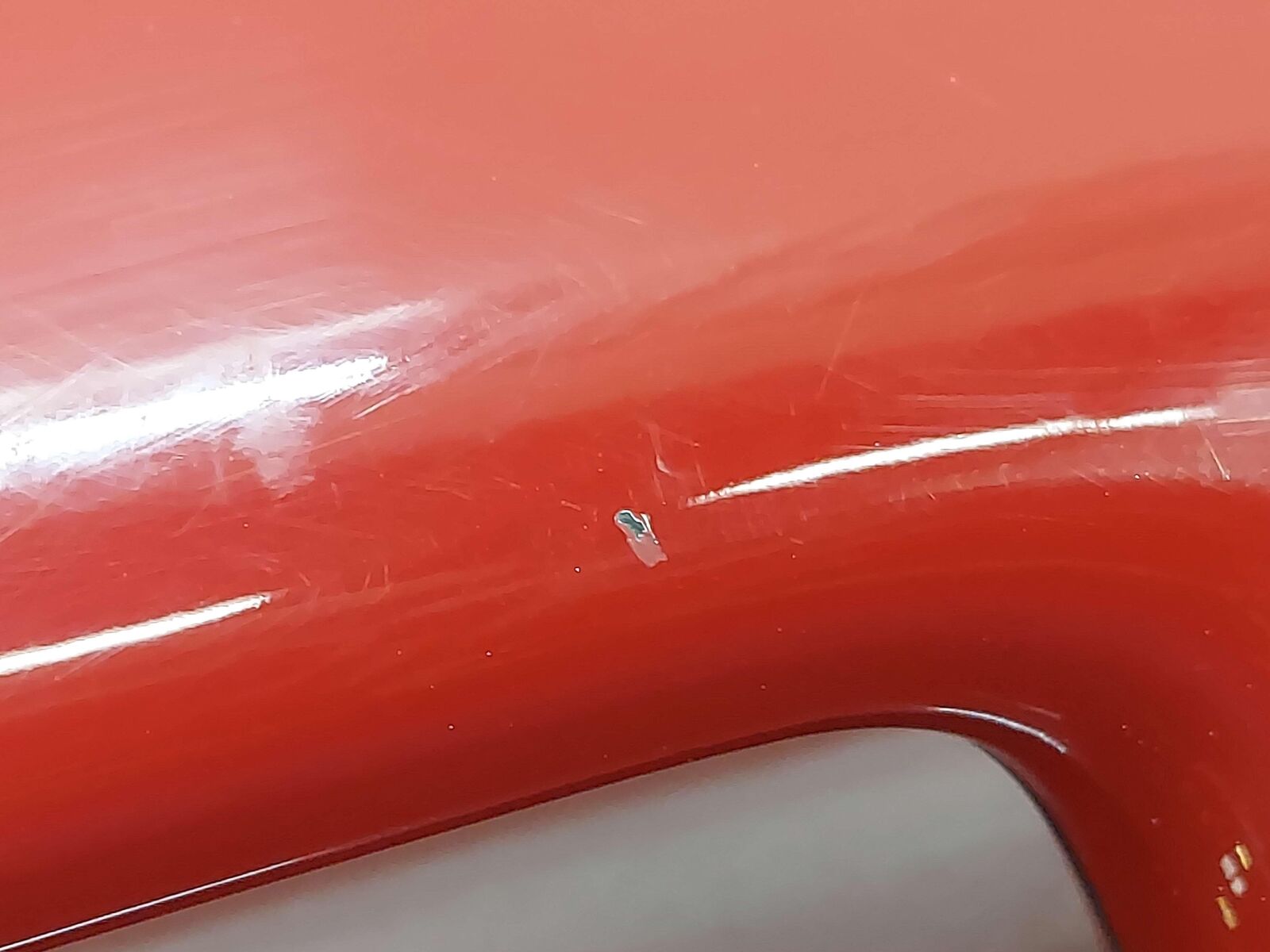 07-12 MINI COOPER REAR SPOILER RED HATCHBACK 51622753758 *SCRATCHED CHIPPED*