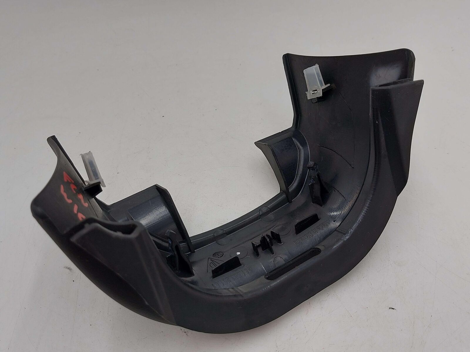 2018 PORSCHE CAYMAN 718 FRONT CONSOLE TRIM EXTENSION BLACK 981553251