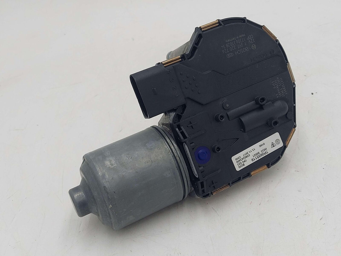 11-18 PORSCHE CAYENNE 958 S E-HYBRID FRONT WINDSHIELD WIPER MOTOR 7P0955119