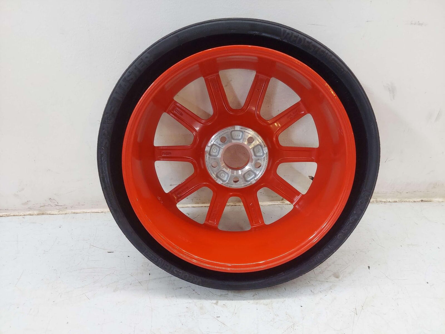 15-18 PORSCHE MACAN S 95B WHEEL RIM EMERGENCY COMPACT SPARE 195/75R18 ALLOY RED