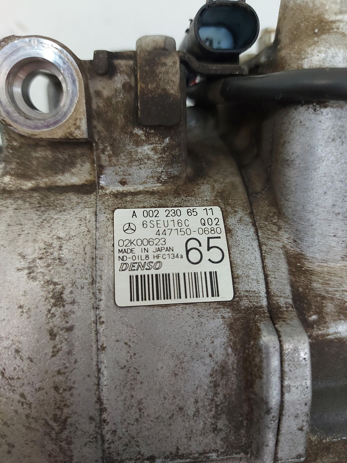 06 07 08 09 MERCEDES E-CLASS A/c AC Air Compressor A0022306511 139K KM's!