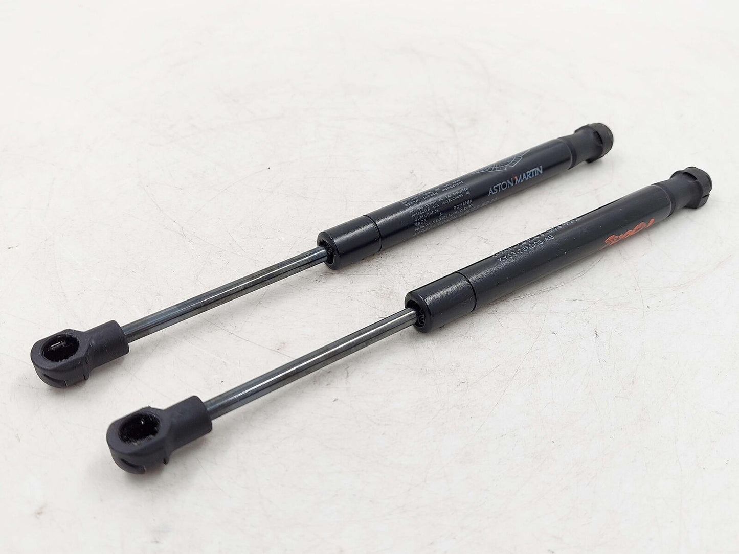 2024 ASTON MARTIN DB12 VOLANTE TRUNK CONVERTIBLE TOP PARTITION STRUT SHOCK PAIR