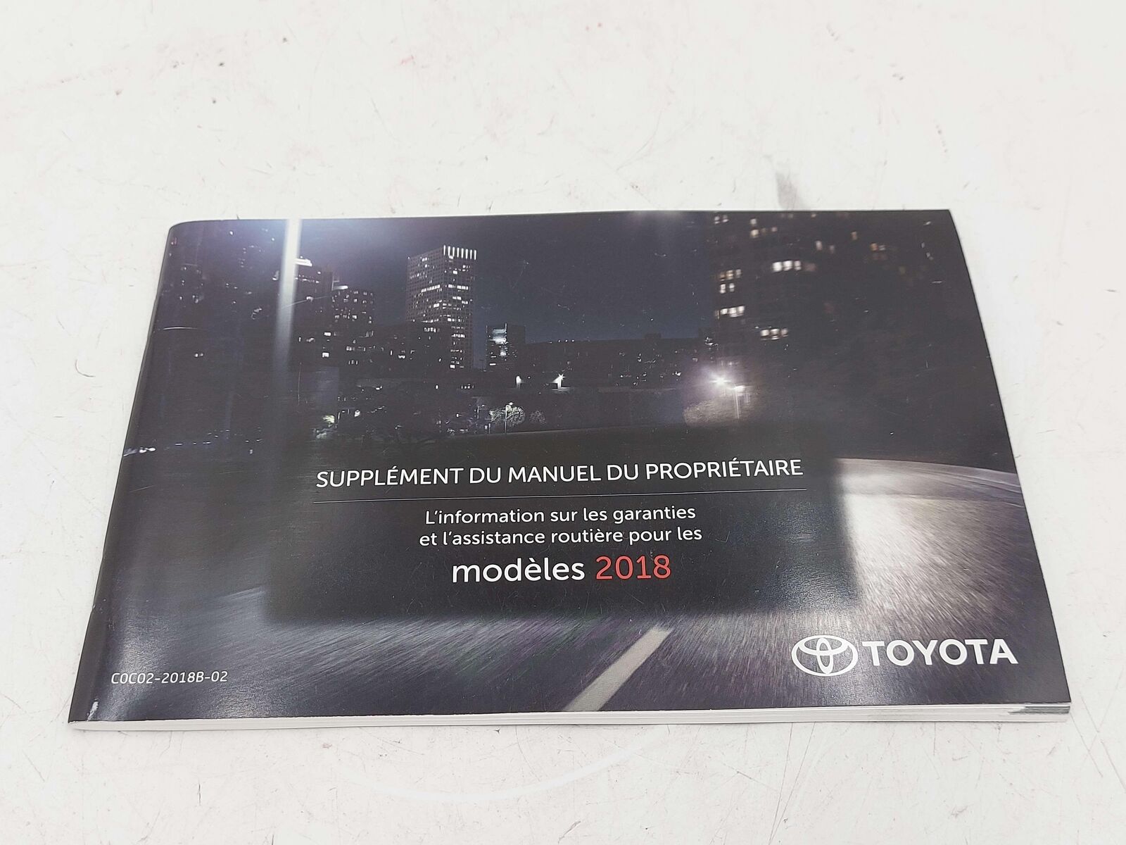 2018 TOYOTA 4RUNNER OWNERS MANUAL LIMITED