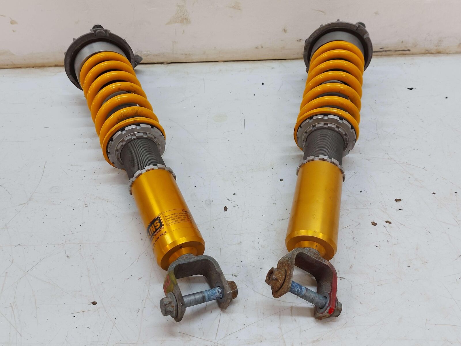 Ohlins Adjustable Coil Strut Set Porsche 911 997 Turbo Turbo AWD *DAMAGE NOTES*