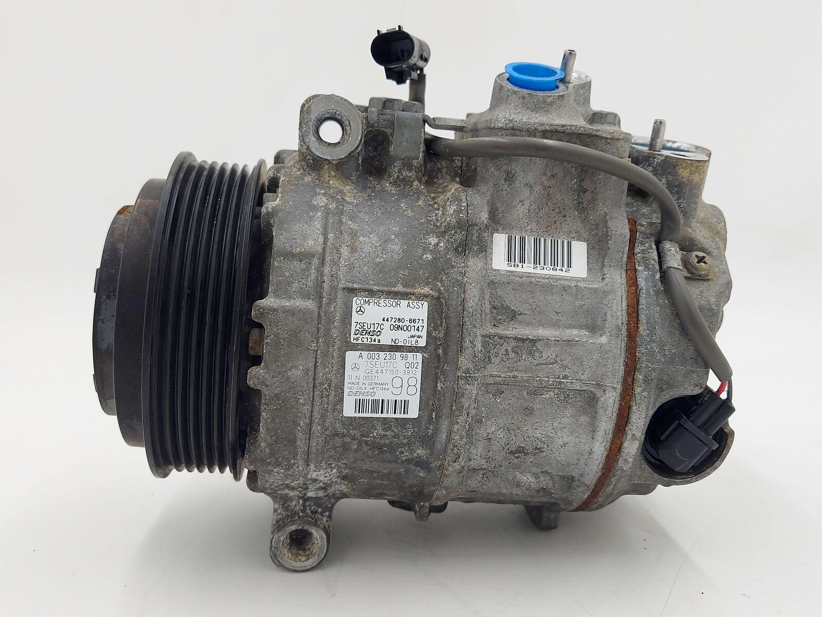 12-13 MERCEDES ML63 AMG W166 AC A/C AIR CONDITIONING COMPRESSOR A0032309811