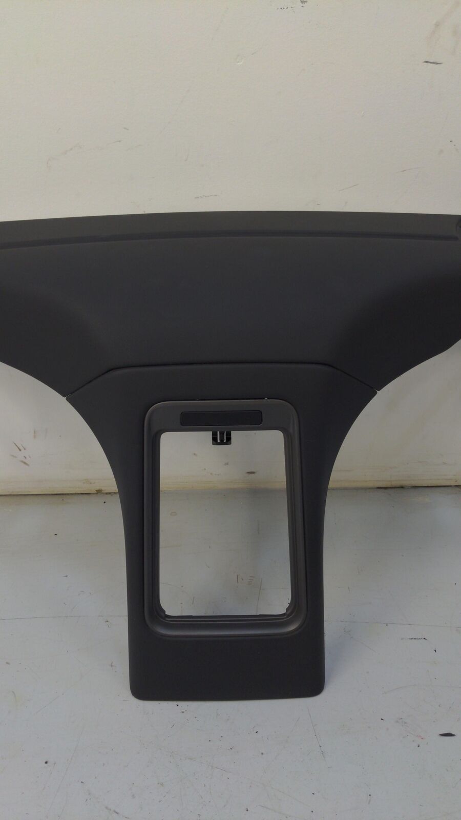 14 JAGUAR F-TYPE Rear Center Bulkhead Trim *NOTES* Black Leather EX53-537B39-N