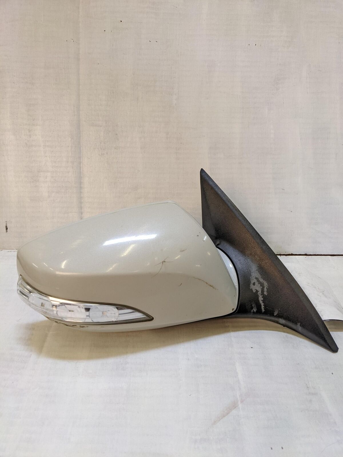 💥09-16 HYUNDAI GENESIS RH Right Door Mirror White Heated Power 3M💥