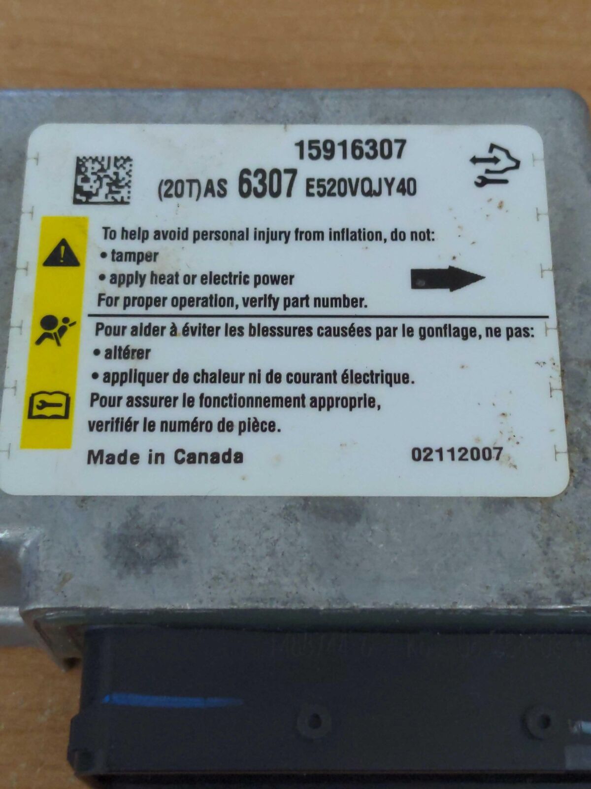 07 08 09 SUZUKI GRAND VITARA 15916307 good module