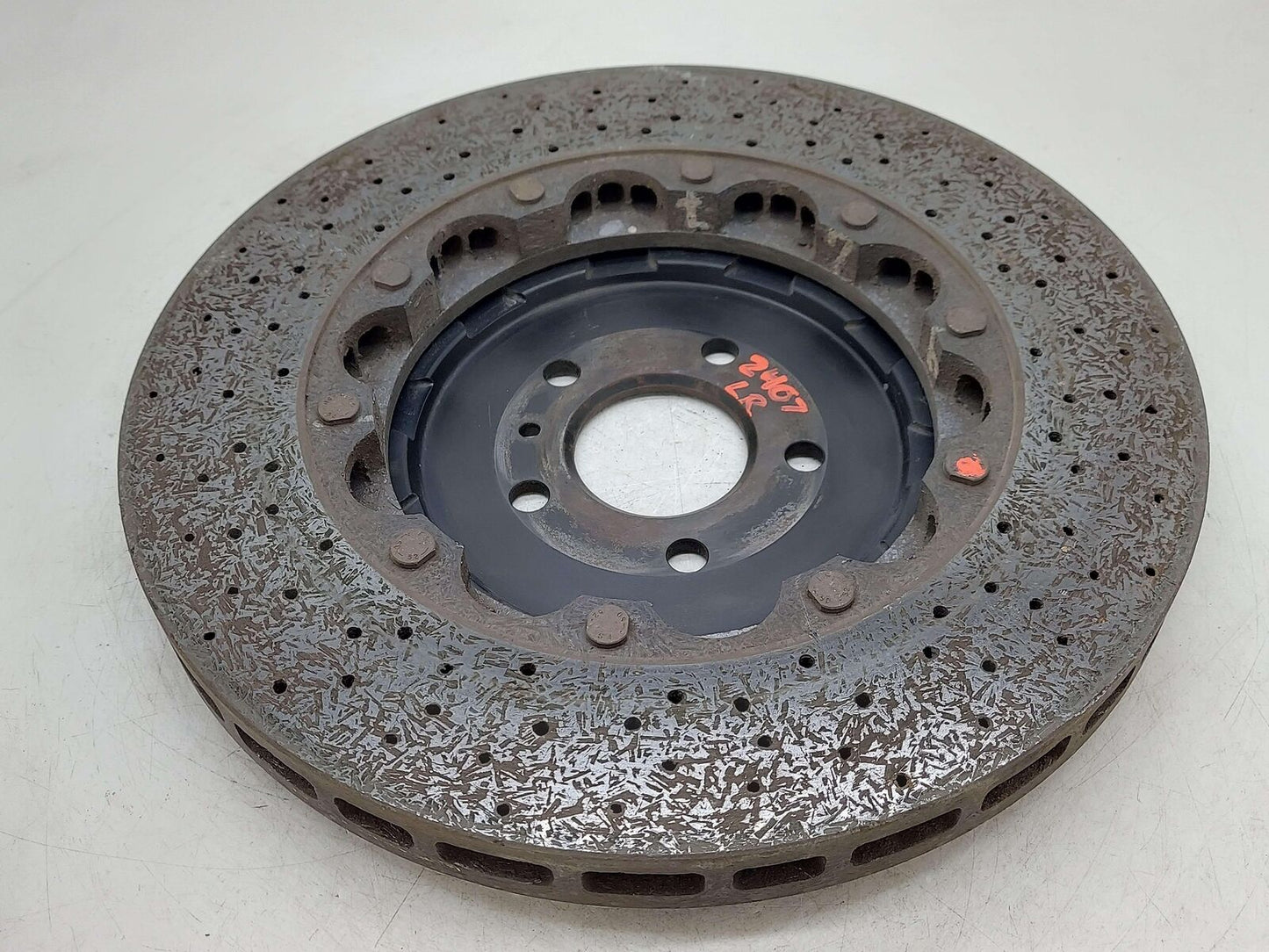 2017 MCLAREN 570S REAR LEFT BRAKE DISC ROTOR CARBON CERAMIC 34.13MM 5.15KG