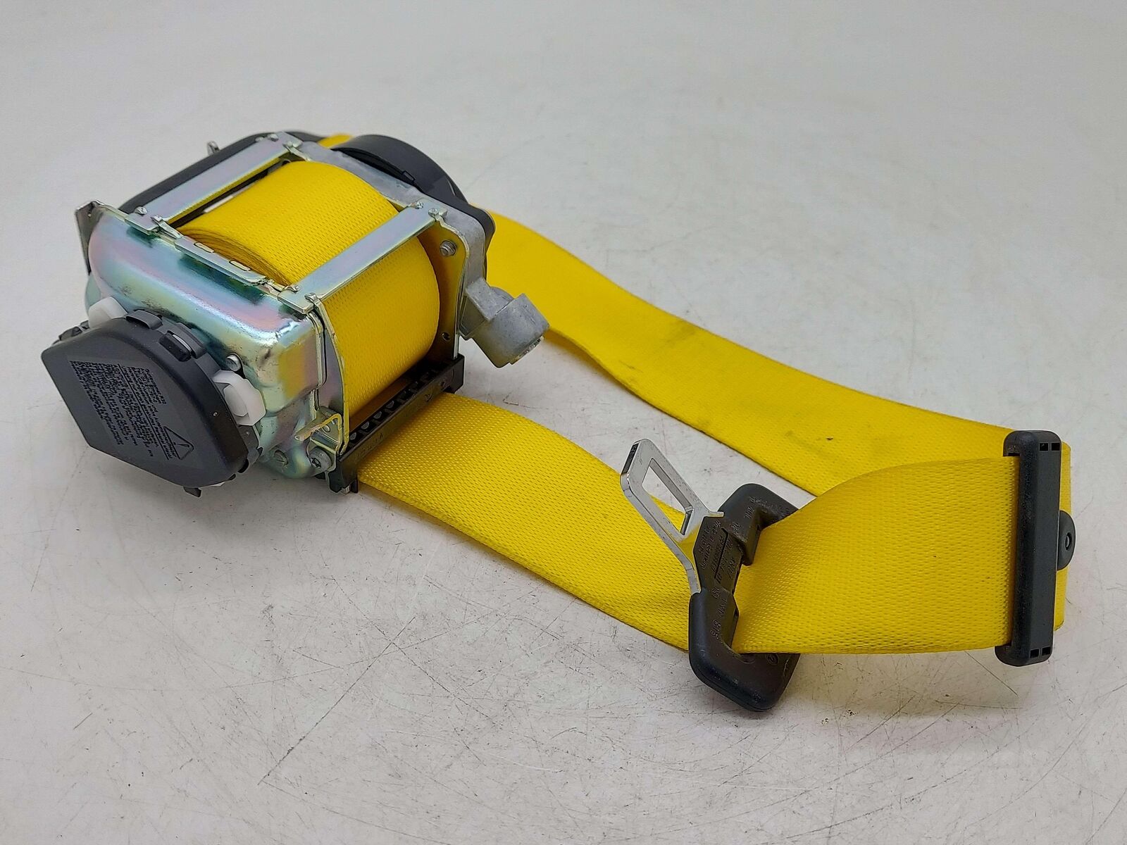 14-19 PORSCHE CAYMAN GT4 981 RIGHT SEAT BELT RETRACTOR RACING YELLOW 619426200