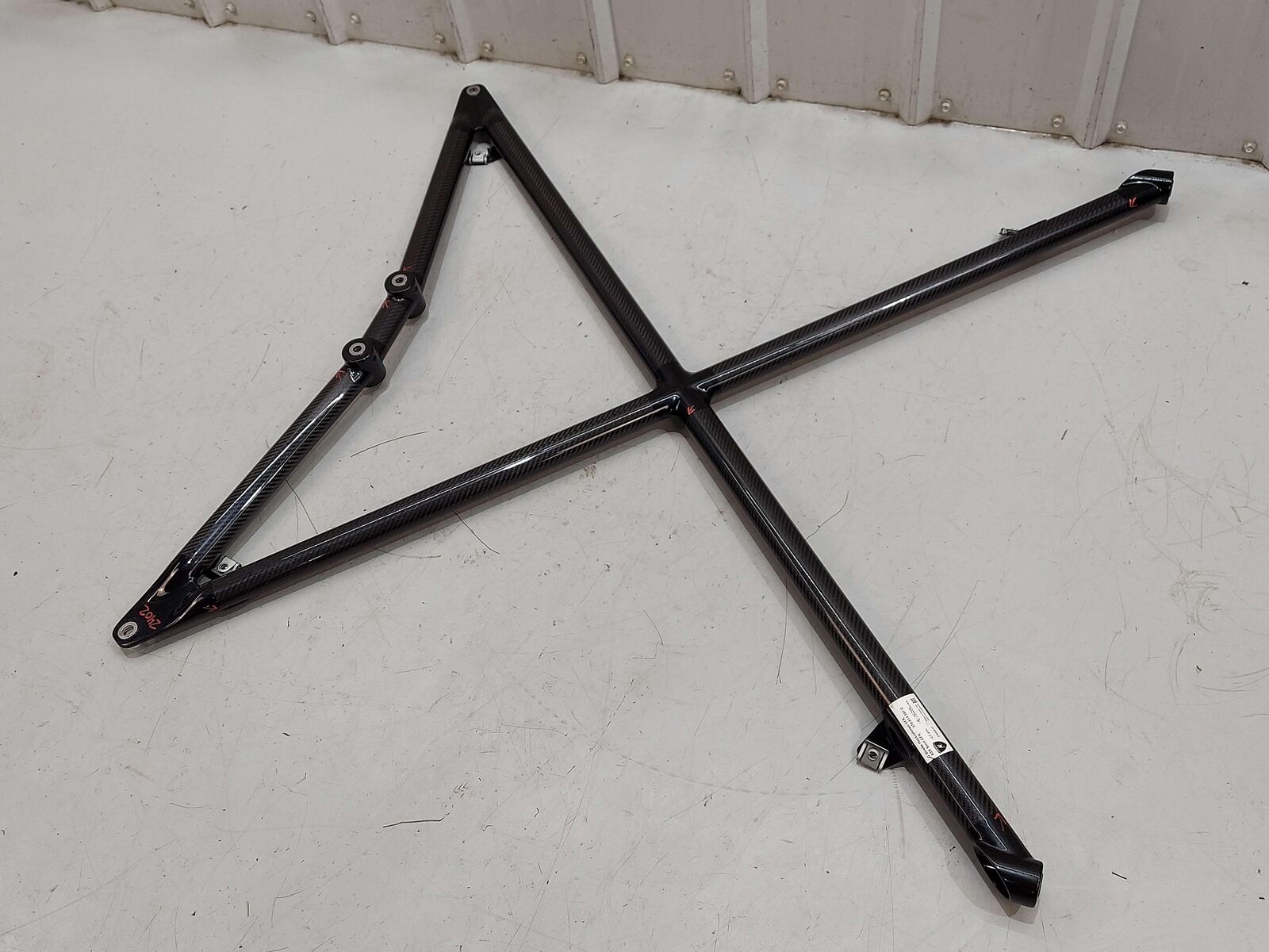 2018 LAMBORGHINI AVENTADOR S LP740-4 REAR CROSSMEMBER CRADLE CARBON FIBER BRACE