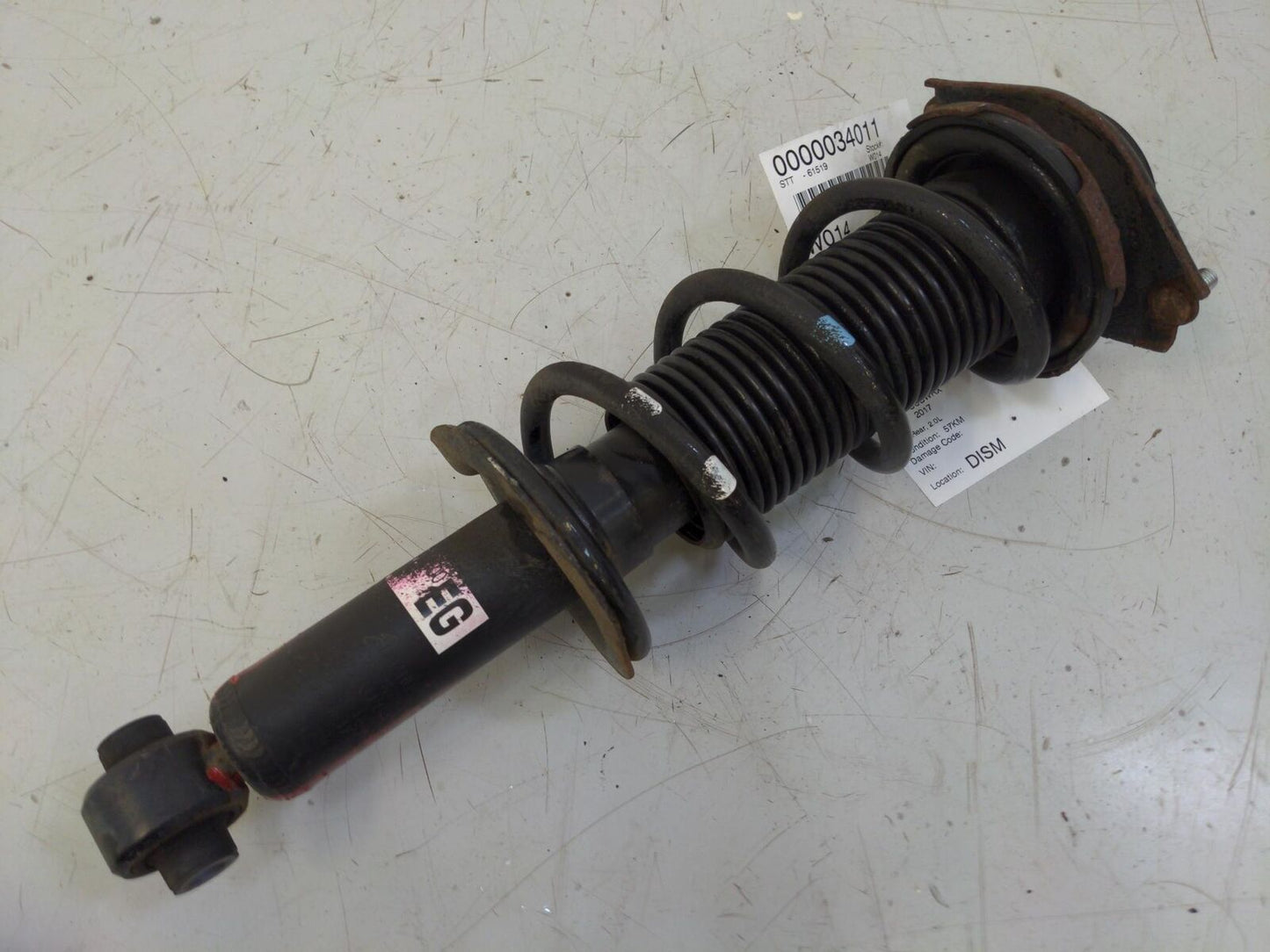 15-17 SUBARU WRX 2.0L RH RIGHT REAR STRUT 20365VA100