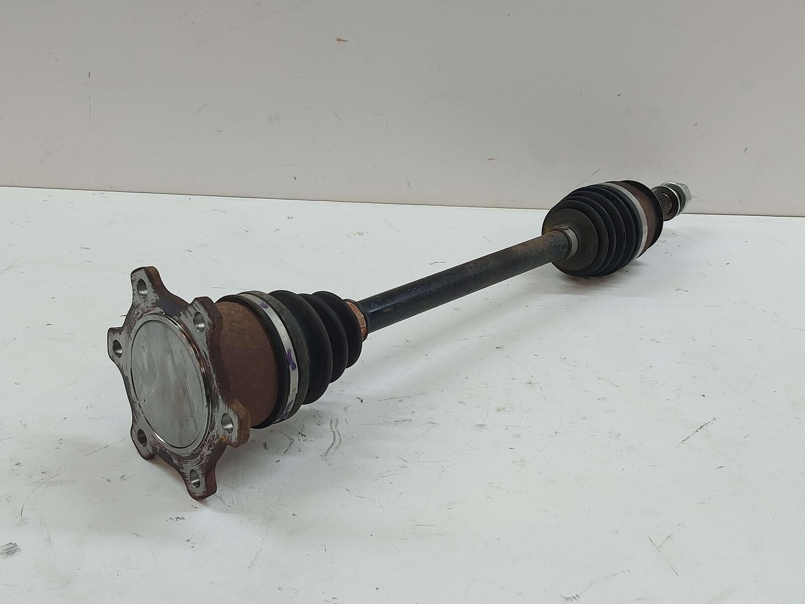 14-17 Infiniti QX70 3.7L Rear LH Left CV Joint Axle Shaft 396011CC0A 42K KMS