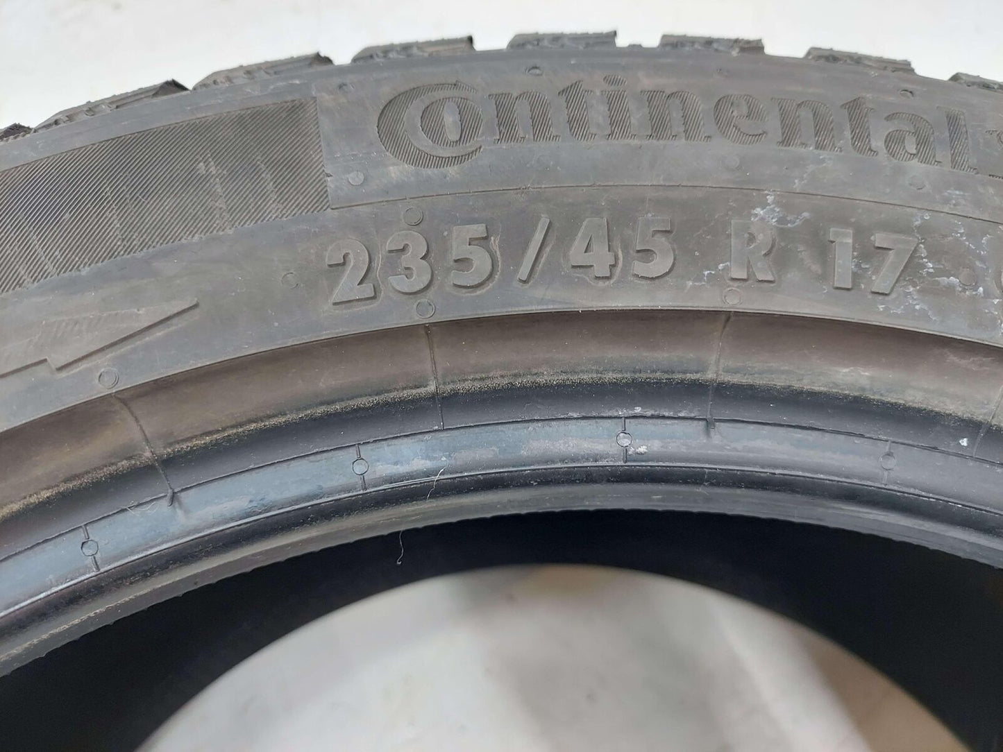 PAIR CONTINENTAL WINTER CONTACT 235/45R17 DATE:2419 9/32 FOR 15-23 SUBARU WRX