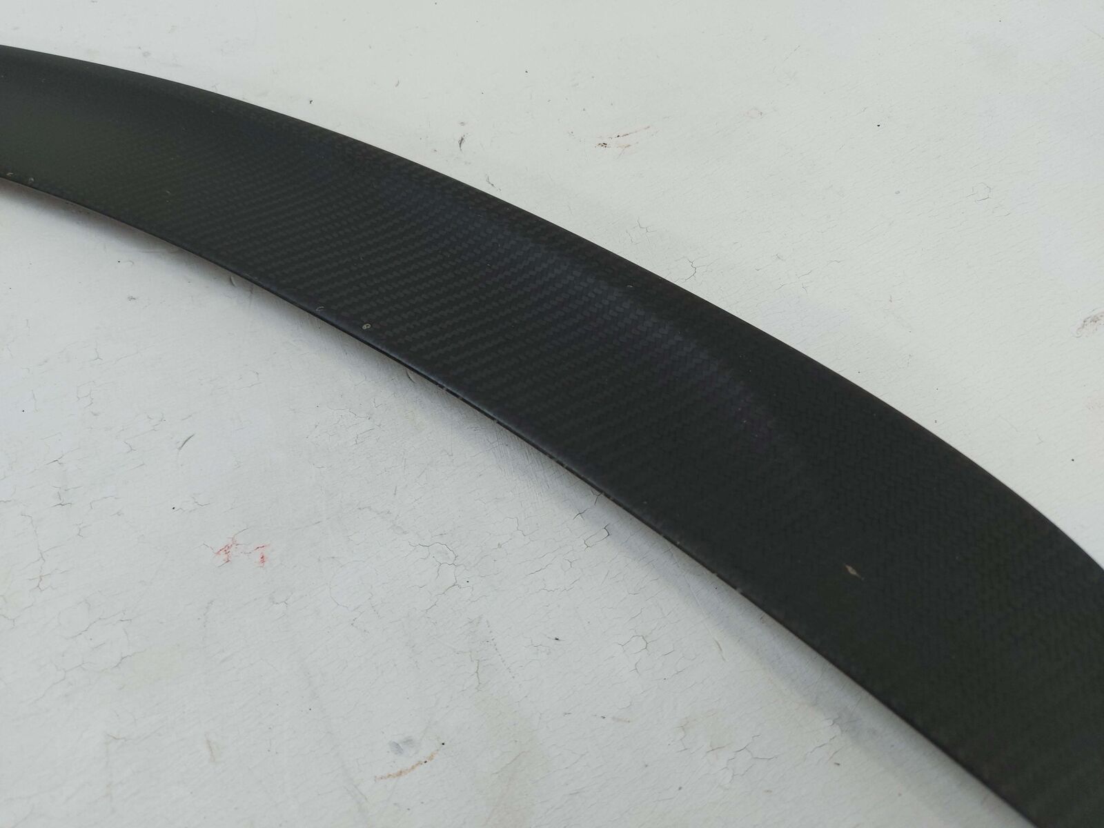 2013 TESLA S REAR SPOILER CARBON FIBER OEM TESLA 1023179-00-B