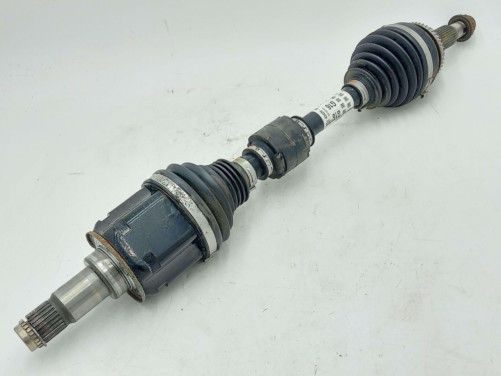 17-19 TOYOTA HIGHLANDER FRONT LEFT AXLE SHAFT 43420-0E150