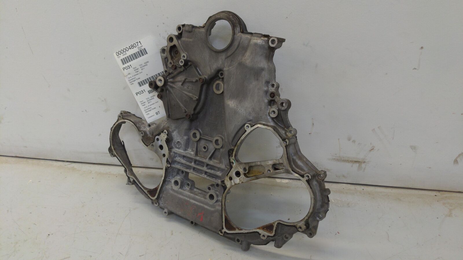 09-14 Nissan Murano front Timing Cover 3.5L 6 cylinder