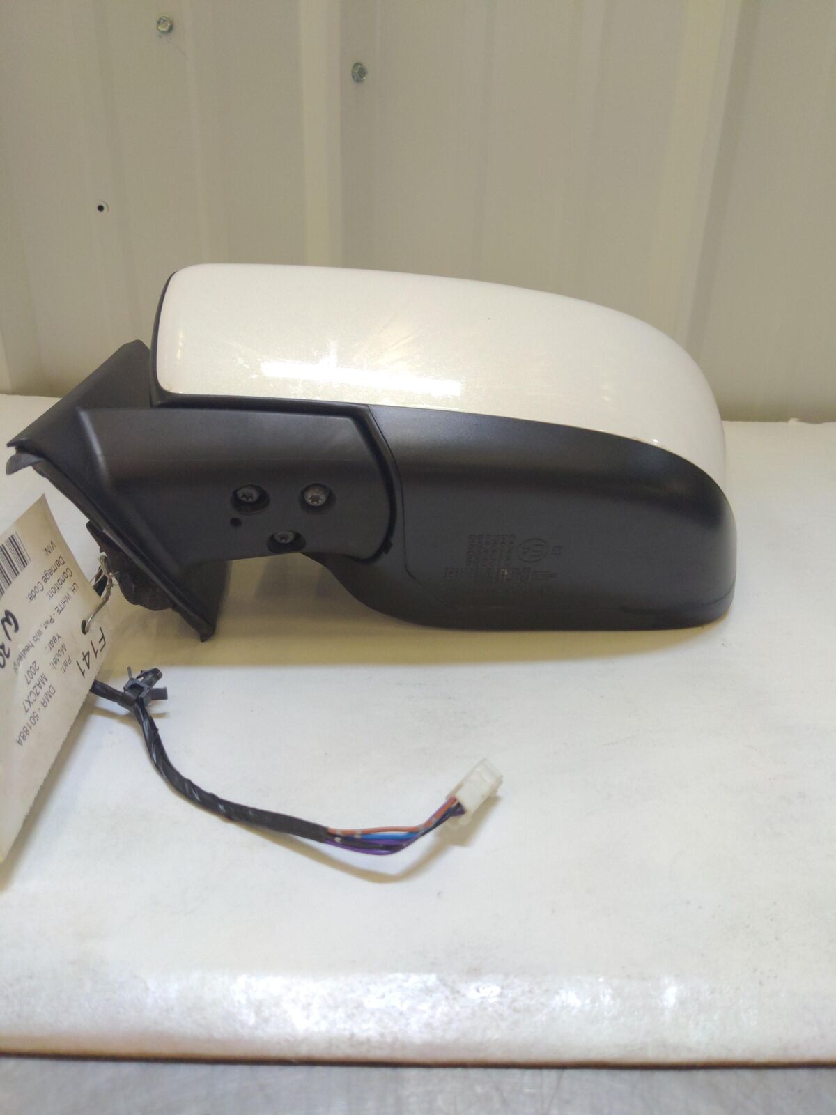 FITS 07 08 09 MAZDA CX7 Door Mirror Left White