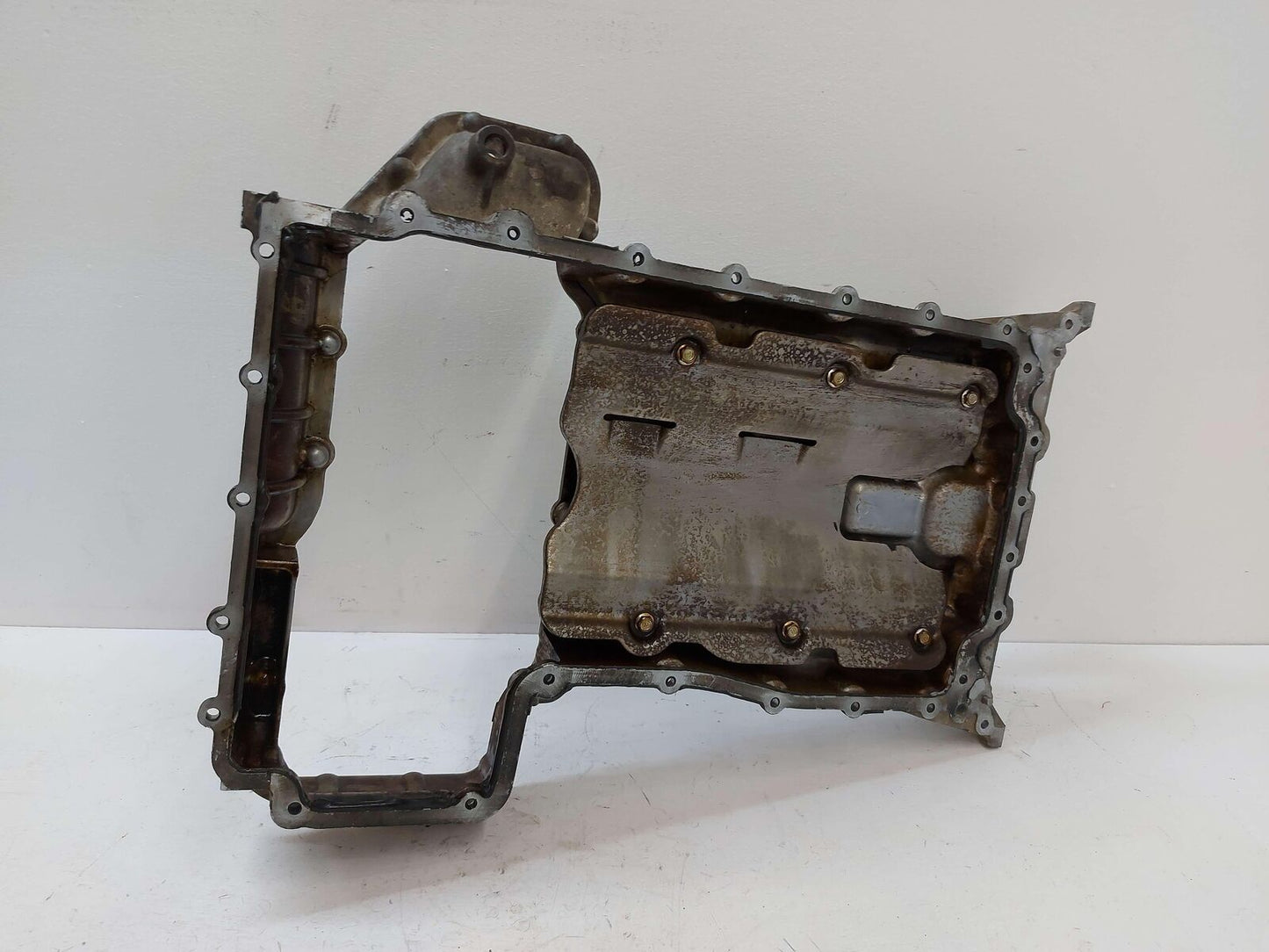 10-14 HYUNDAI GENESIS 4.6L UPPER ENGINE MOTOR OIL PAN SEDAN 215203F000