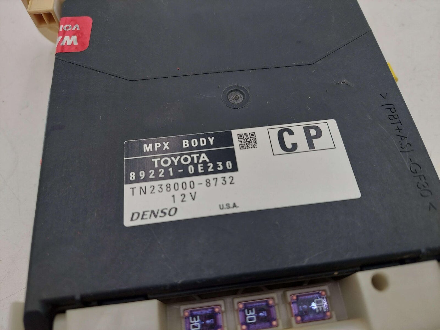 15 TOYOTA HIGHLANDER MPX MULTI NETWORK BODY CONTROL MODULE 89661-0E230